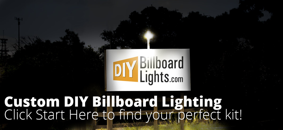 Adwords Landing Page: Custom DIY Billboard Lighting